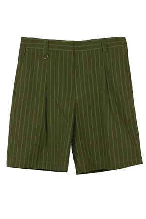 Bermuda in cotone, colore verde PAOLO PECORA | D0121521R5A1